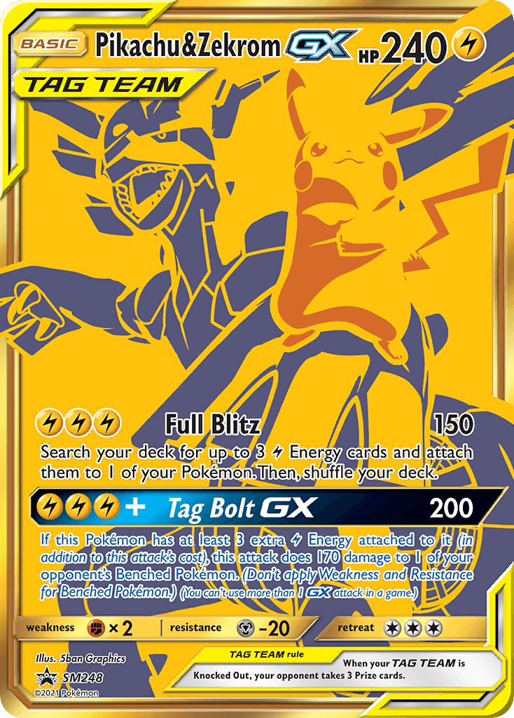 Pikachu & Zekrom GX