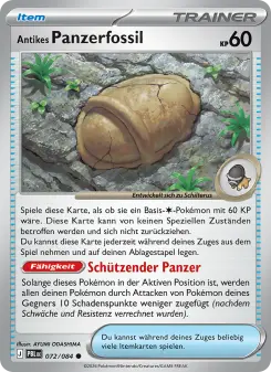 Antikes Panzerfossil
