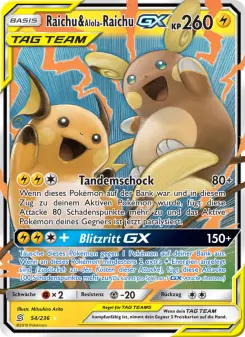 Raichu & Alola-Raichu GX