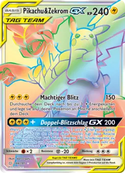 Pikachu & Zekrom GX