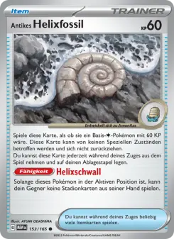 Antikes Helixfossil
