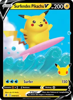 Surfendes Pikachu V